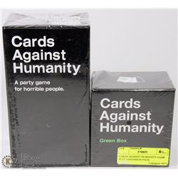 CARDS AGAINST HUMANITY GAME PLUS EXPANSION PACK