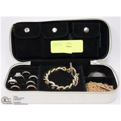 PANDORA JEWELRY HOLDER FULL OF ASSORTED