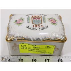 STAFFORDSHIRE 1955 SASKATCHEWAN JUBILEE SET