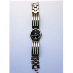 3 - MATTE SILVER TONE PERRY ELLIS WATCH