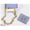 Image 1 : AVON TWO TONED LINK TEXTURED NECKLACE