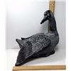 Image 1 : #8 - VINTAGE HAND CARVED DUCK SCULPTURE