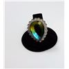 Image 1 : #18 - BICOLORED PEAR SHAPED TOURMALINE RING