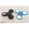 Image 1 : LOT OF TWO  LED LIGHT HAND SPINNERS