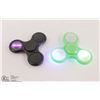 Image 1 : LOT OF TWO  LED LIGHT HAND SPINNERS