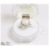Image 1 : # 31-AKOYA PEARL & CZ RING