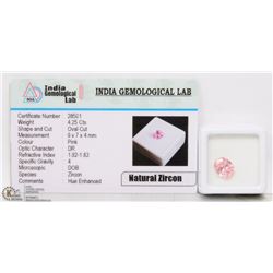 #18-NATURAL PINK ZIRCON 4.25CT