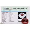 Image 1 : #9-RED TOPAZ GEMSTONE 27.35CT