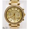 Image 1 : MICHAEL KORS LADIES PARKER MID SIZE CHRONOGRAPH