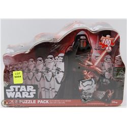 NEW STAR WARS 2 PACK 100PC PUZZLE SETS IN