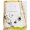 Image 1 : LOT OF ESTATE COSTUME JEWELRY & WATCH