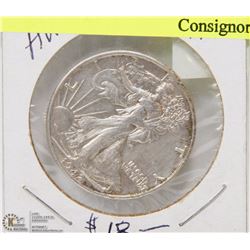 82) US LIBERTY 50 CENT PIECE (CIRCULATED)