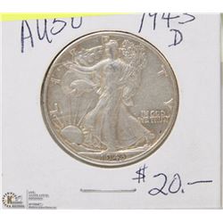 86) US LIBERTY 50 CENT PIECE (CIRCULATED)