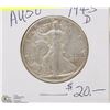 Image 1 : 86) US LIBERTY 50 CENT PIECE (CIRCULATED)