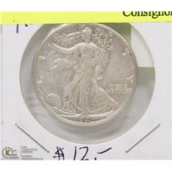 87) US LIBERTY 50 CENT PIECE (CIRCULATED)