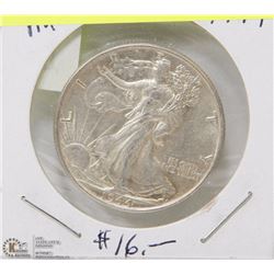 90) US LIBERTY 50 CENT PIECE (CIRCULATED)