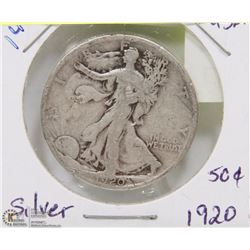 154)  SILVER 50 CENT PIECE (CIRCULATED)