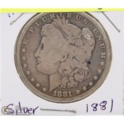 143) MORGAN SILVER DOLLAR (CIRCULATED)