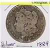 Image 1 : 128) MORGAN SILVER DOLLAR (CIRCULATED)