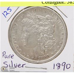 124) MORGAN SILVER DOLLAR (CIRCULATED)