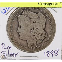 123) MORGAN SILVER DOLLAR (CIRCULATED)
