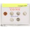 Image 1 : 17) WORLD'S SMALLEST COINS (UNCIRCULATED)
