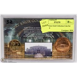 32) FORT KNOX GOLD COLLECTION COIN SET (UNCIRCULATED