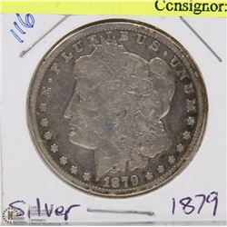 145) 1879 MORGAN DOLLAR UNITED STATES