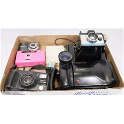 CAMERA LOT - INCLUDES POLAROID LAND CAMERA,
