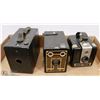 Image 1 : 3 VINTAGE KODAK CAMERAS - BROWNIE HAWKEYE, TARGET