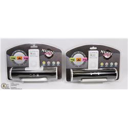 LOT OF 2 MUSIC ANGEL IPOD/MP3 SPEAKER DOCK