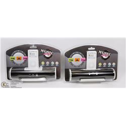 LOT OF 2 MUSIC ANGEL IPOD/MP3 SPEAKER DOCK