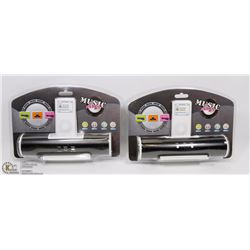 LOT OF 2 MUSIC ANGEL IPOD/MP3 SPEAKER DOCK