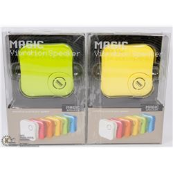 LOT OF TWO MAGIC VIBRATION SPEAKERS