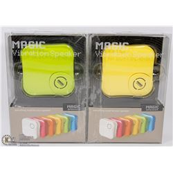 LOT OF TWO MAGIC VIBRATION SPEAKERS