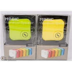 LOT OF TWO MAGIC VIBRATION SPEAKERS