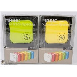 LOT OF TWO MAGIC VIBRATION SPEAKERS