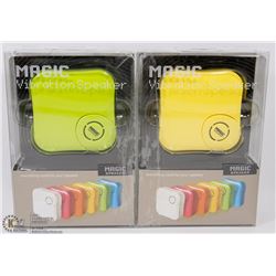 LOT OF TWO MAGIC VIBRATION SPEAKERS