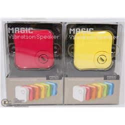 LOT OF TWO MAGIC VIBRATION SPEAKERS