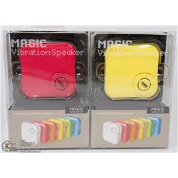 LOT OF TWO MAGIC VIBRATION SPEAKERS