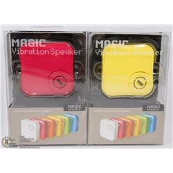 LOT OF TWO MAGIC VIBRATION SPEAKERS
