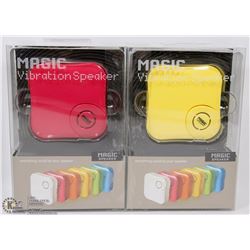 LOT OF TWO MAGIC VIBRATION SPEAKERS