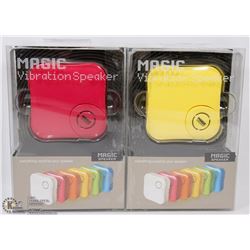 LOT OF TWO MAGIC VIBRATION SPEAKERS