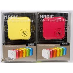 LOT OF TWO MAGIC VIBRATION SPEAKERS