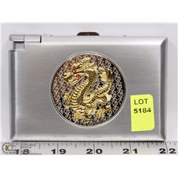 BELT BUCKLE WITH BUILT IN LIGHTER AND CIGARETTE