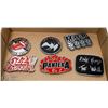 Image 1 : COLLECTION OF 6 ROCK BAND BELT BUCKLES