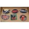 Image 1 : COLLECTION OF 6 ROCK BAND BELT BUCKLES