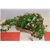 Image 1 : PAIR OF HANGING BASKET SILK PLANTS
