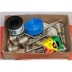 LAWN & GARDEN LOT - INCLUDES WEEPING HOSE, EDGING,