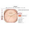 Image 4 : NEW FOSSIL GEORGIA ROSE-TONE STAINLESS STEEL WATCH